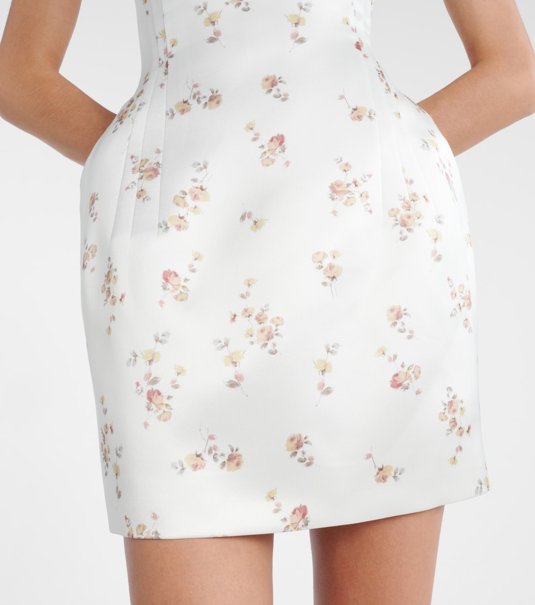 Off-Shoulder-Minikleid aus Seide | Magda Butrym
