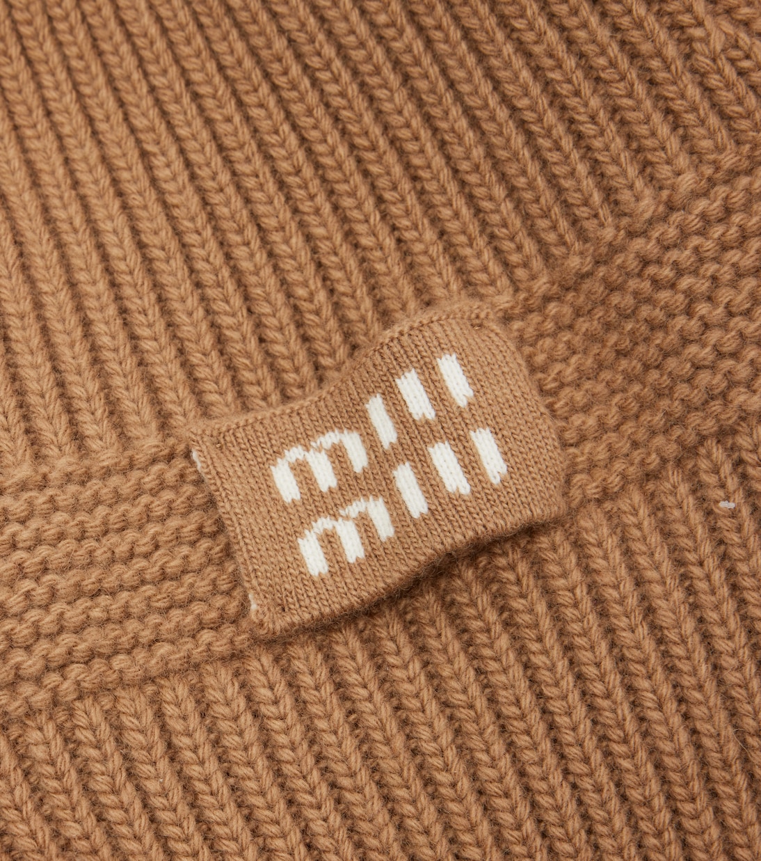 Shearling-trimmed wool and cashmere hat | Miu Miu