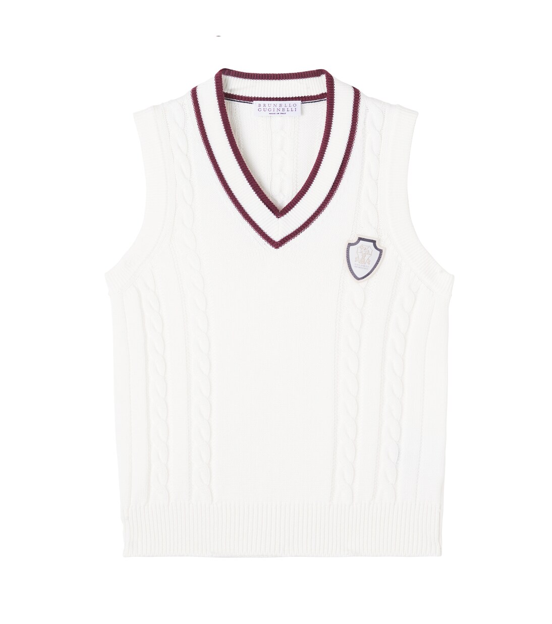 Pullunder aus Baumwolle  | Brunello Cucinelli Kids