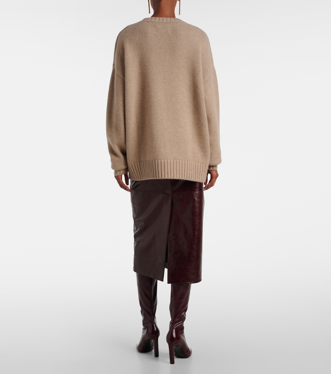 Lovely ribbed-knit cashmere sweater  | Extreme Cashmere