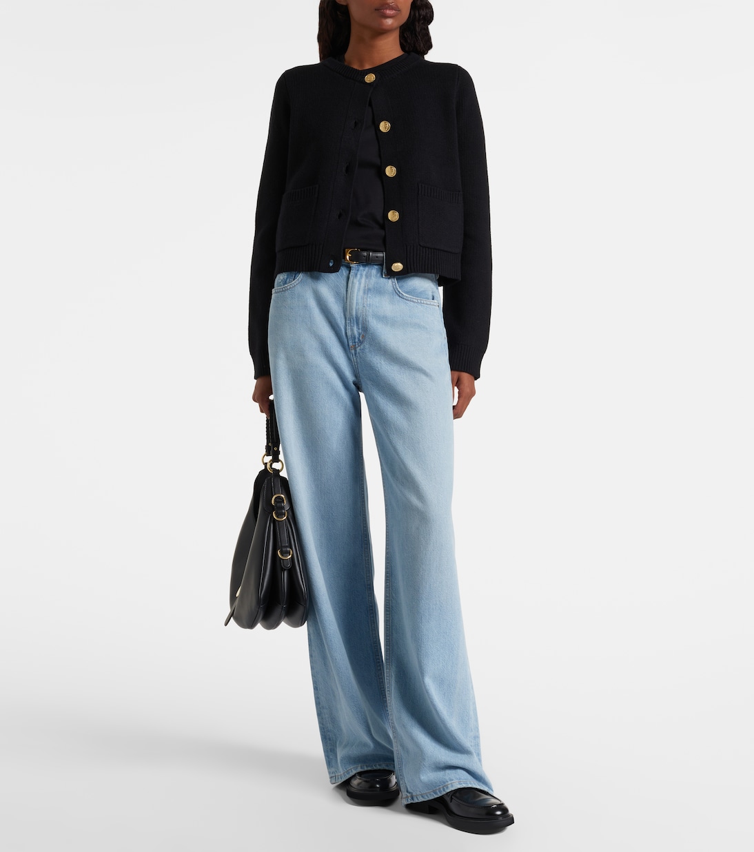 Mahal cotton and cashmere cardigan | Velvet