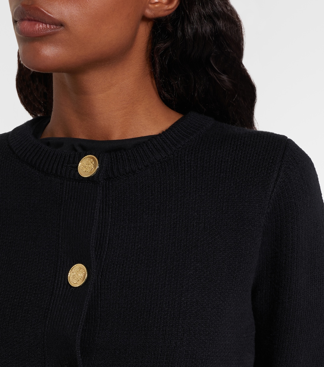 Mahal cotton and cashmere cardigan | Velvet