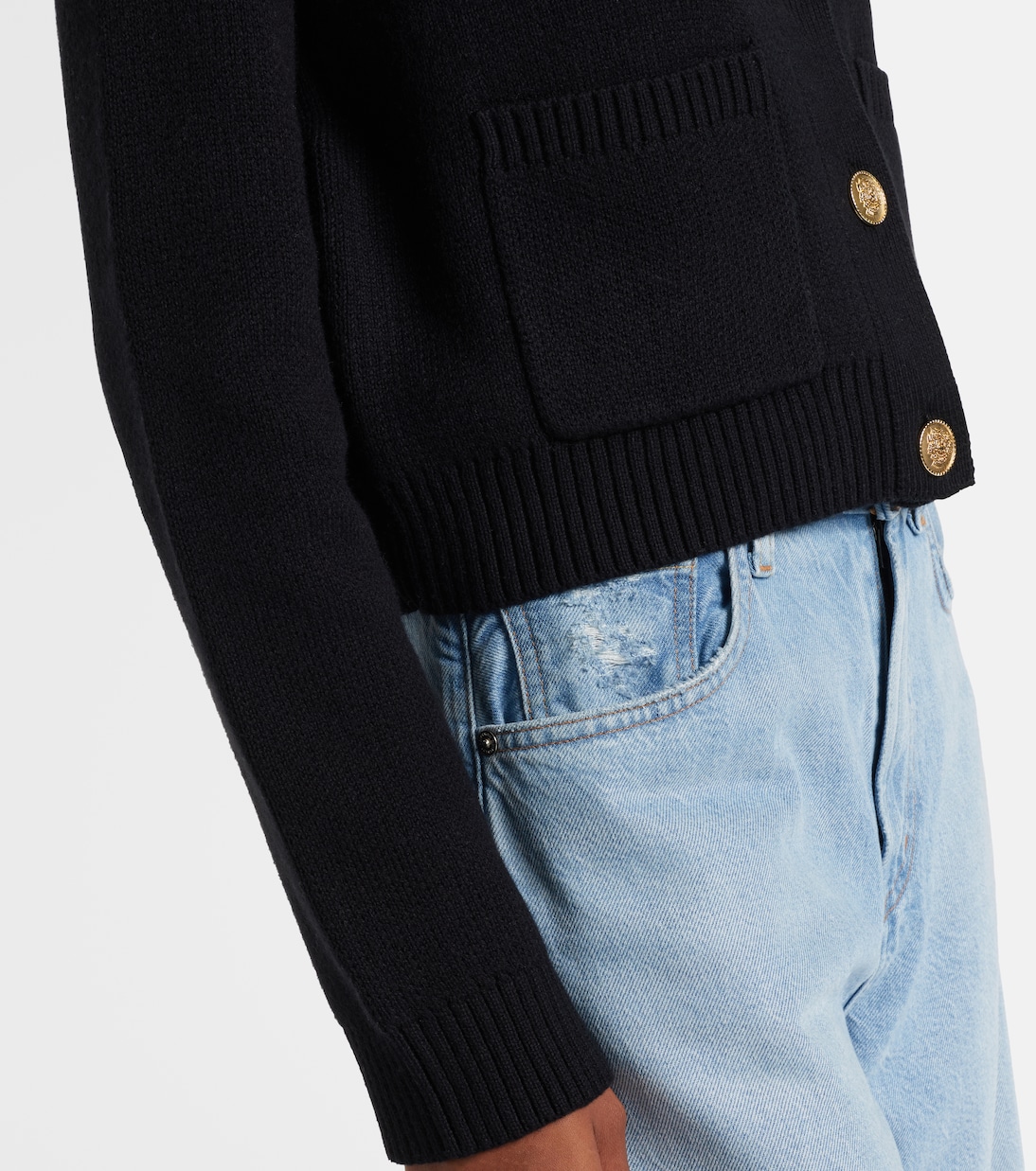 Mahal cotton and cashmere cardigan | Velvet