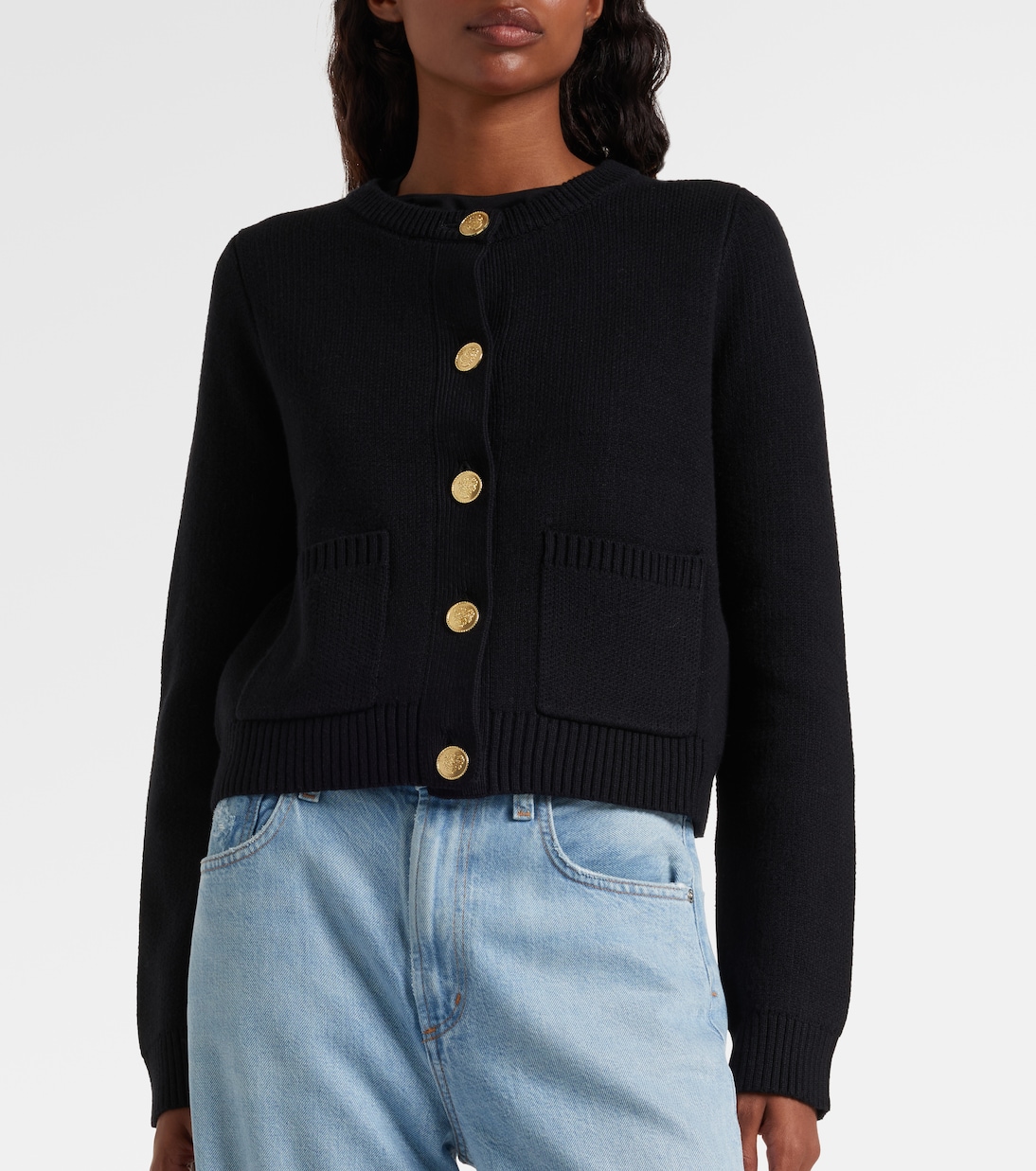 Mahal cotton and cashmere cardigan | Velvet