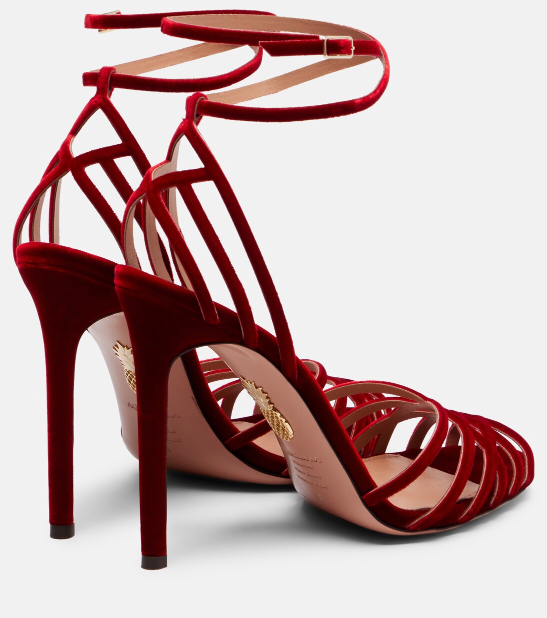 Wild 105 velvet sandals | Aquazzura