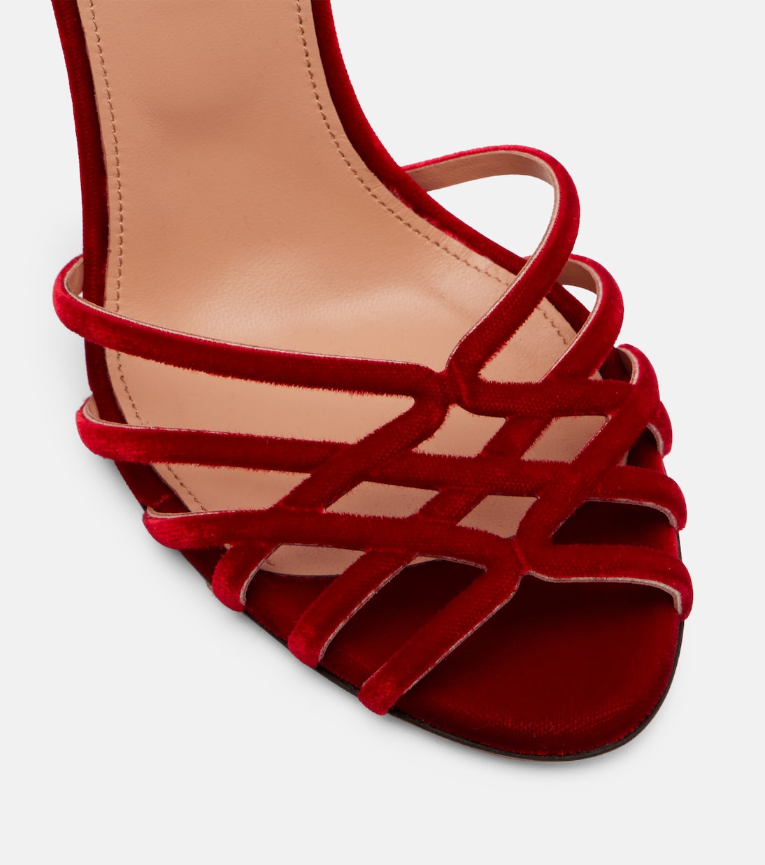 Wild 105 velvet sandals | Aquazzura