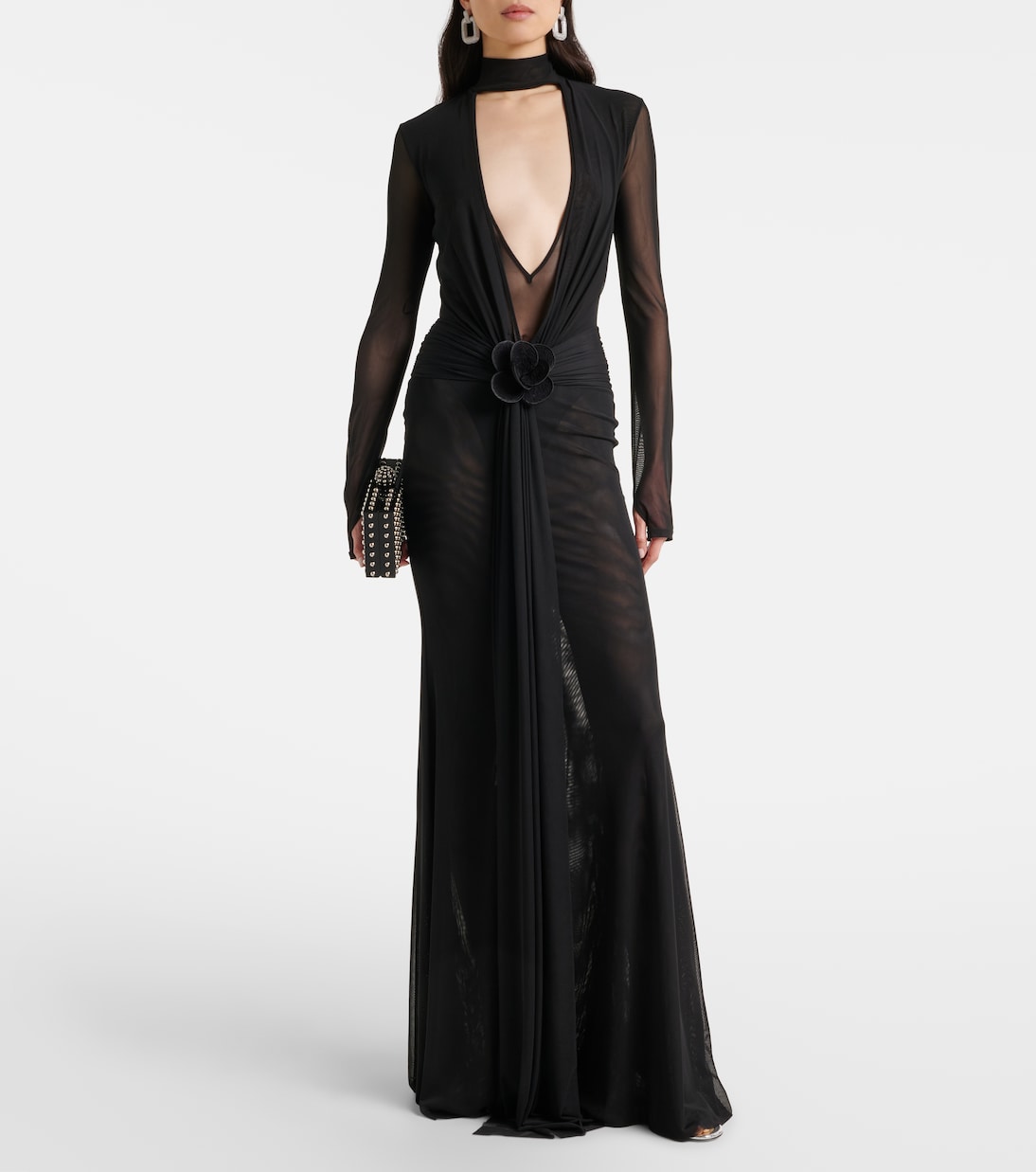 Robe aus Mesh | David Koma