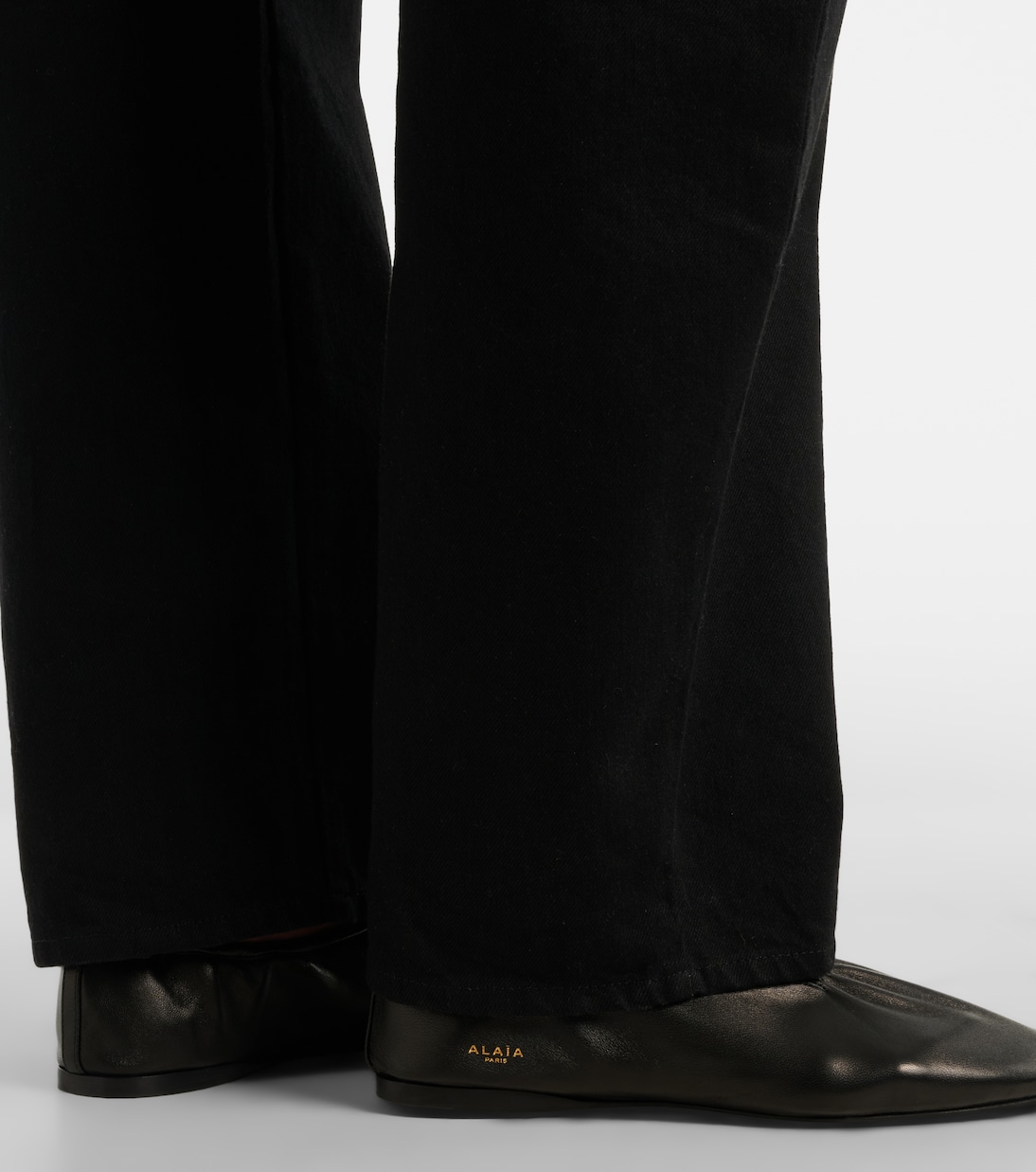 Leather ballet flats | Alaïa