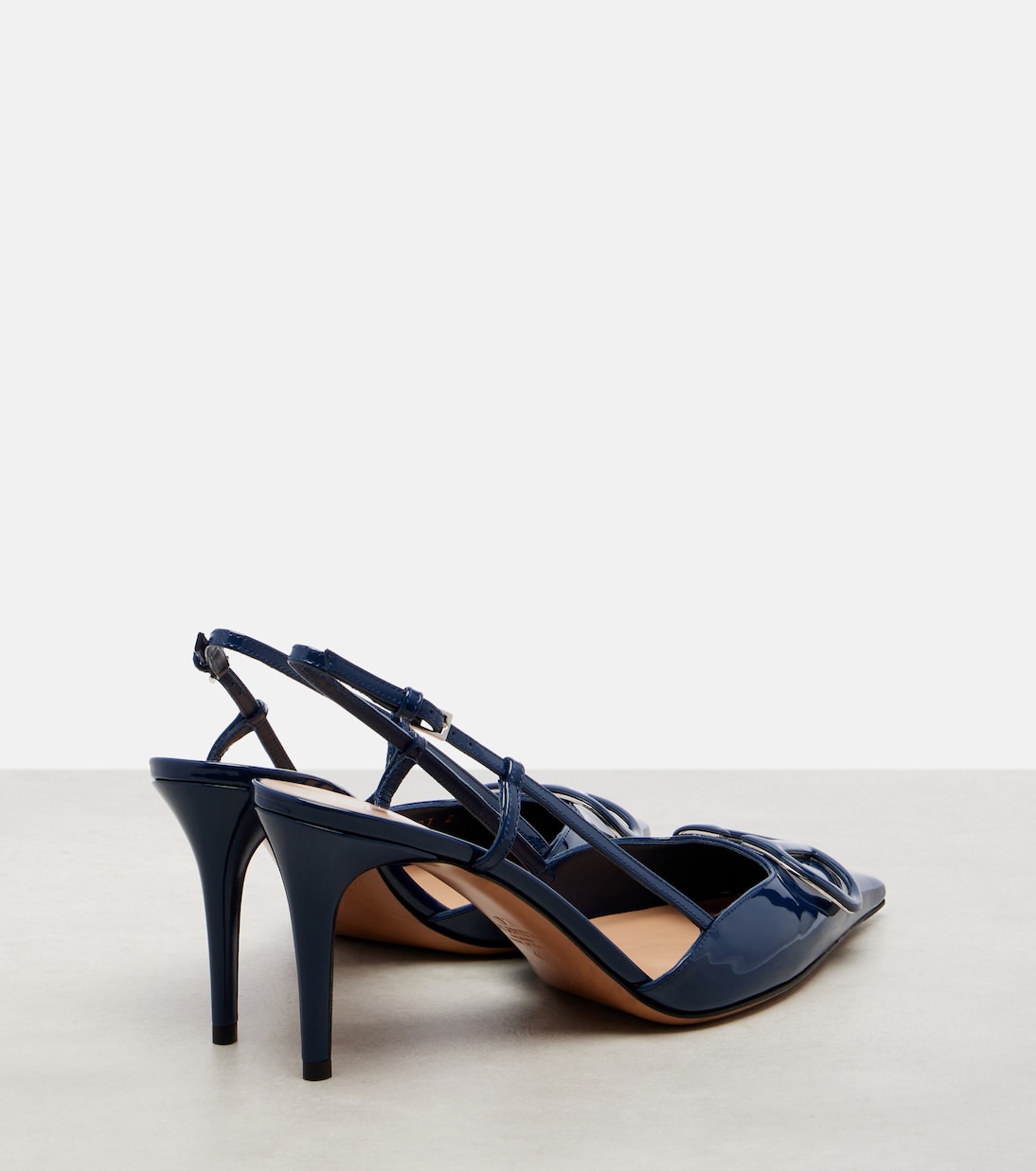 Pumps slingback VLogo 80 in vernice | Valentino Garavani