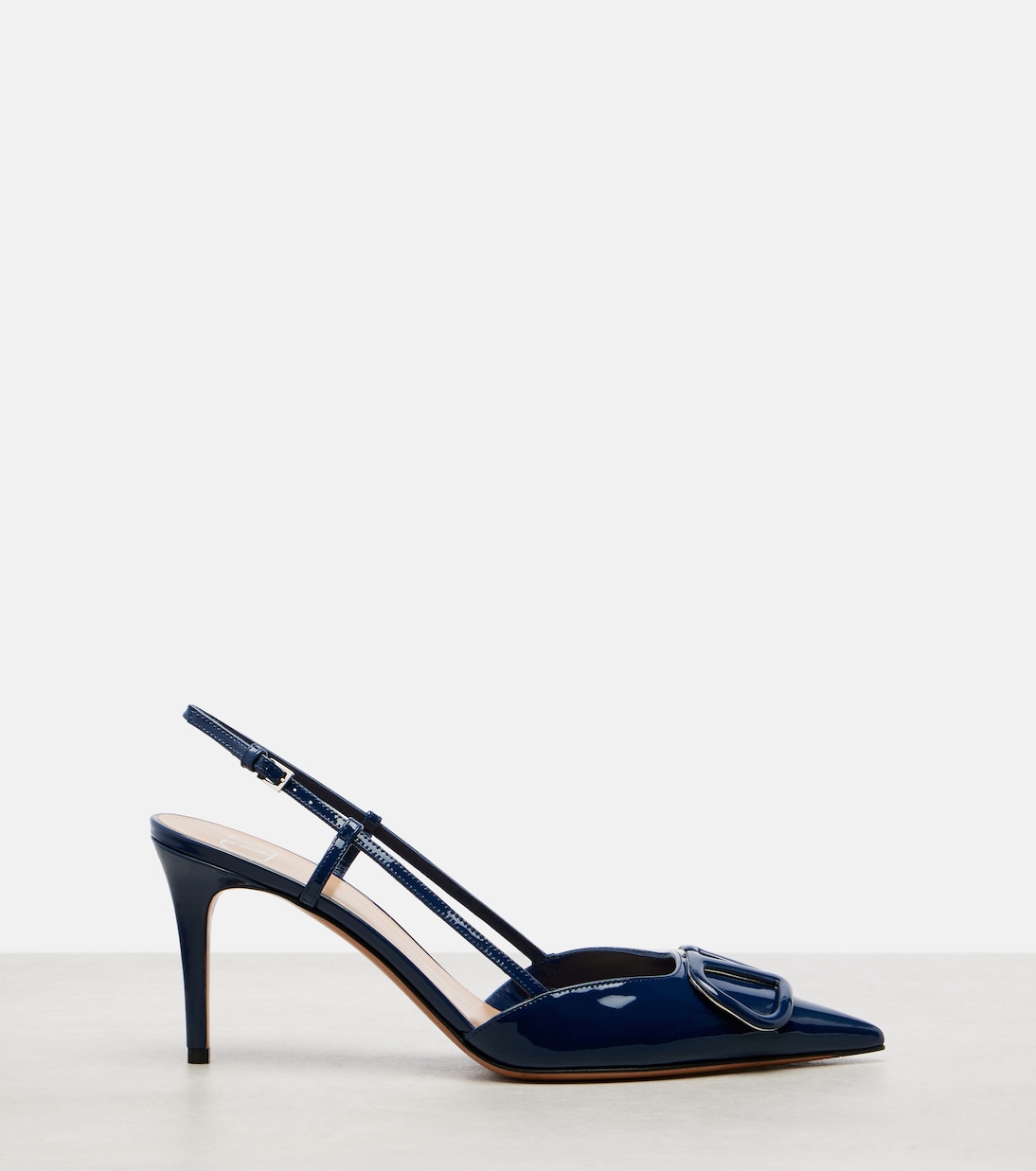 Pumps slingback VLogo 80 in vernice | Valentino Garavani