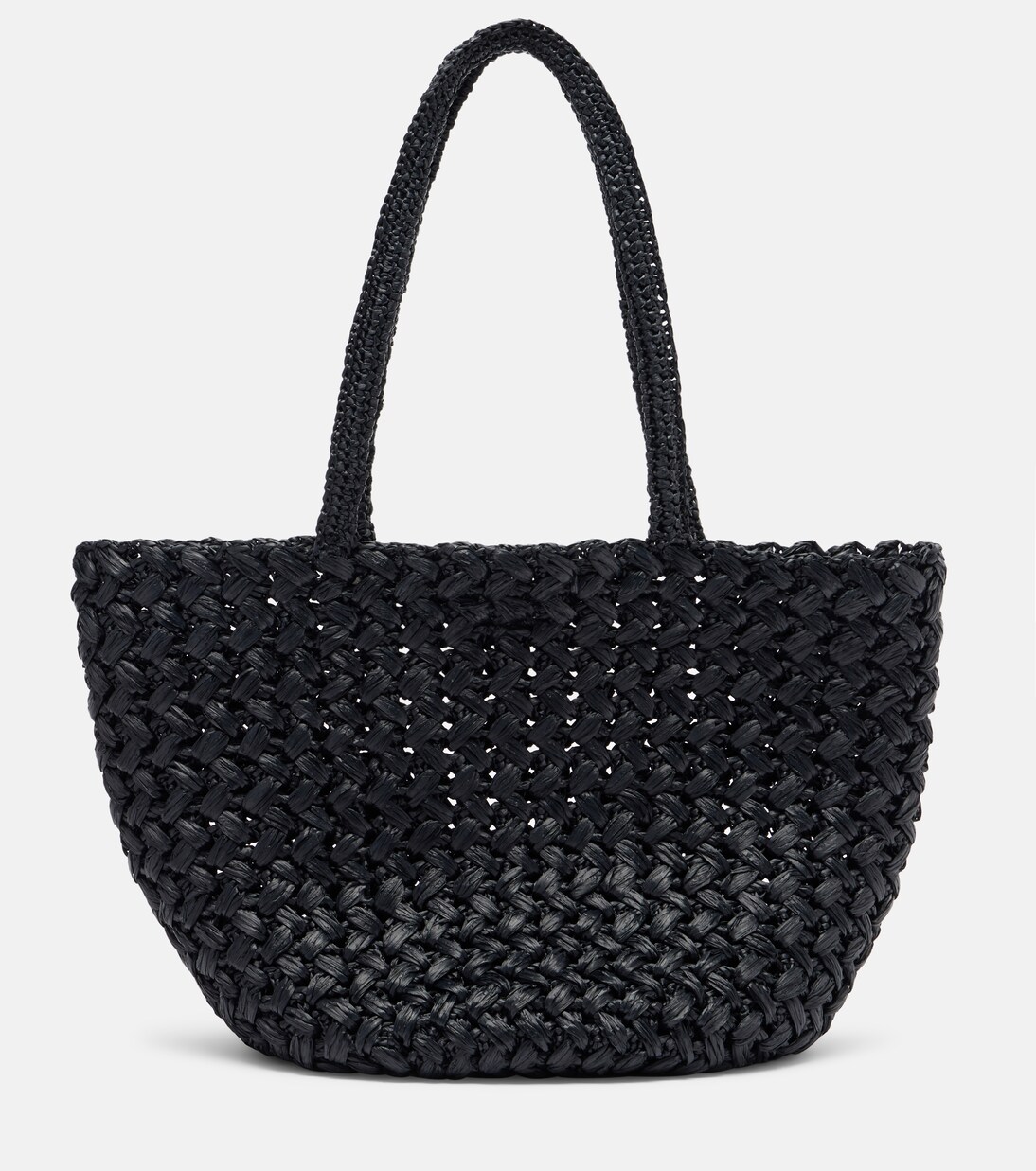 Estelle 2 Medium raffia tote bag | The Row