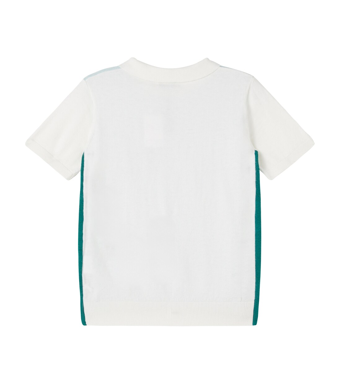 Laser knitted cotton polo shirt | Bonpoint