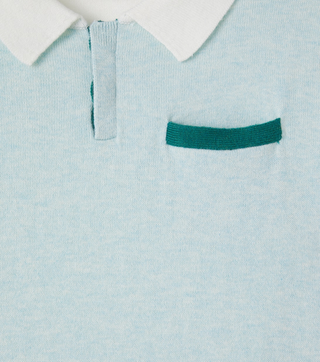 Laser knitted cotton polo shirt | Bonpoint