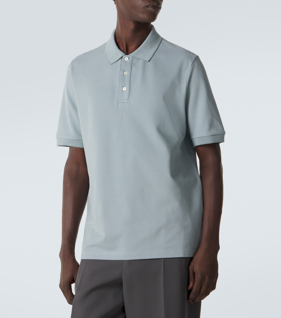 Polo en piqué de coton | Canali