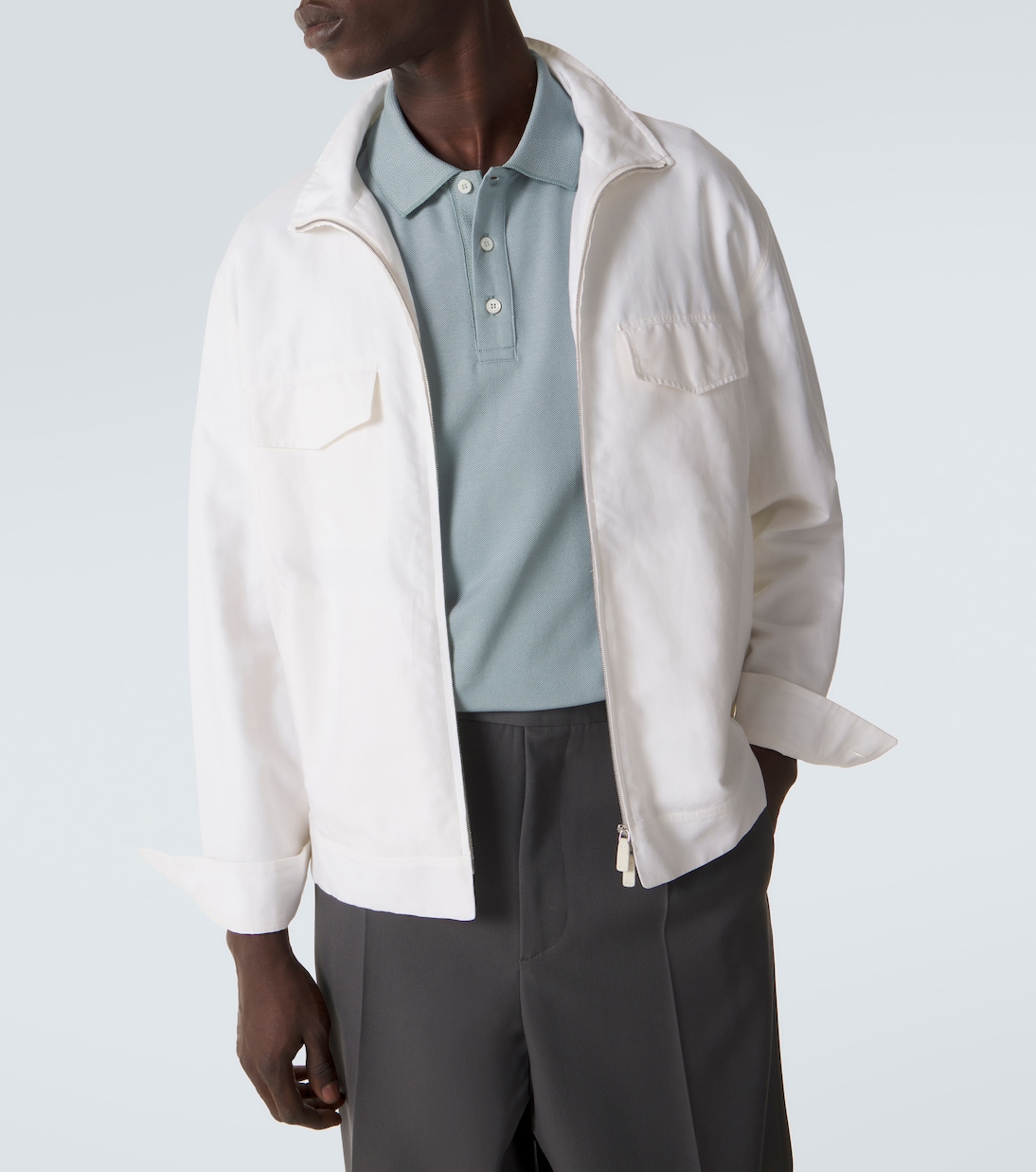 Polo en piqué de coton | Canali