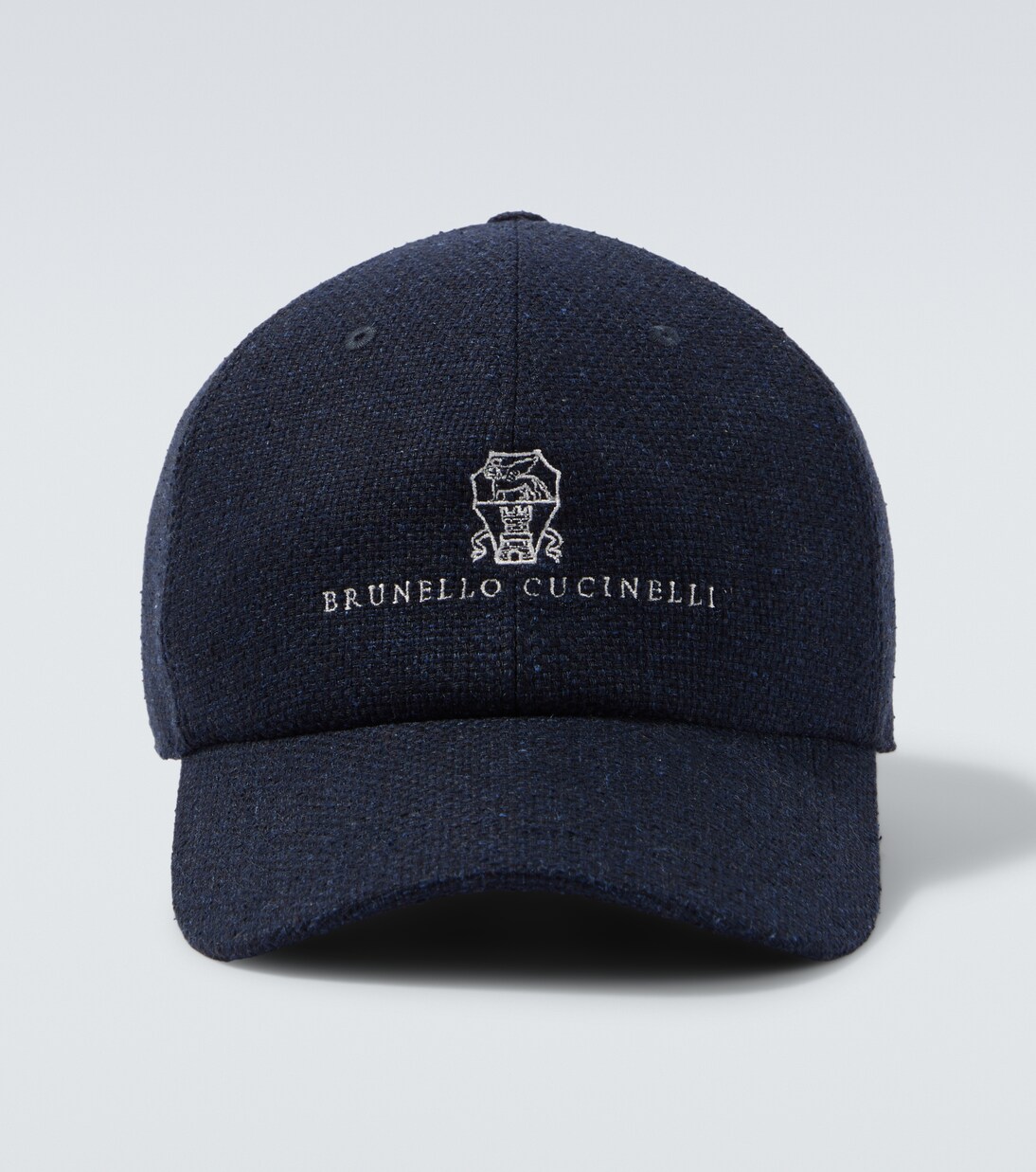 Baseballcap aus Seide, Leinen und Wolle | Brunello Cucinelli