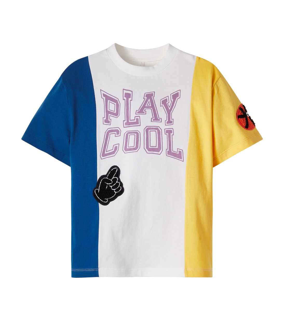 Colorblocked cotton jersey T-shirt | Stella McCartney Kids
