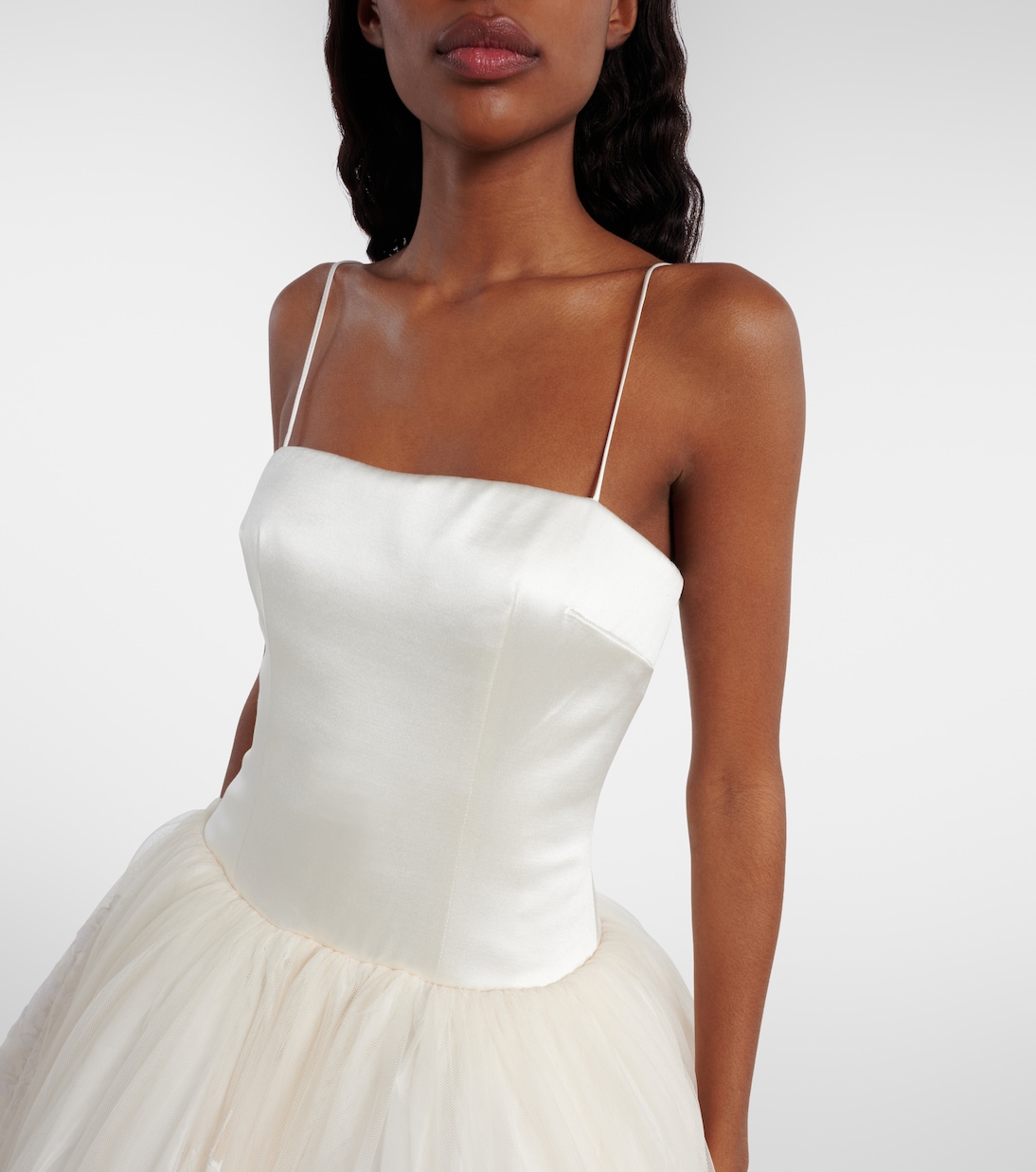 Bridal Sadie wool and silk corset dress | Danielle Frankel