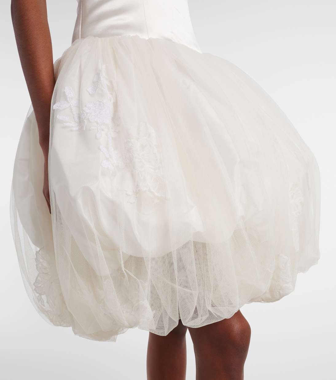 Bridal Sadie wool and silk corset dress | Danielle Frankel