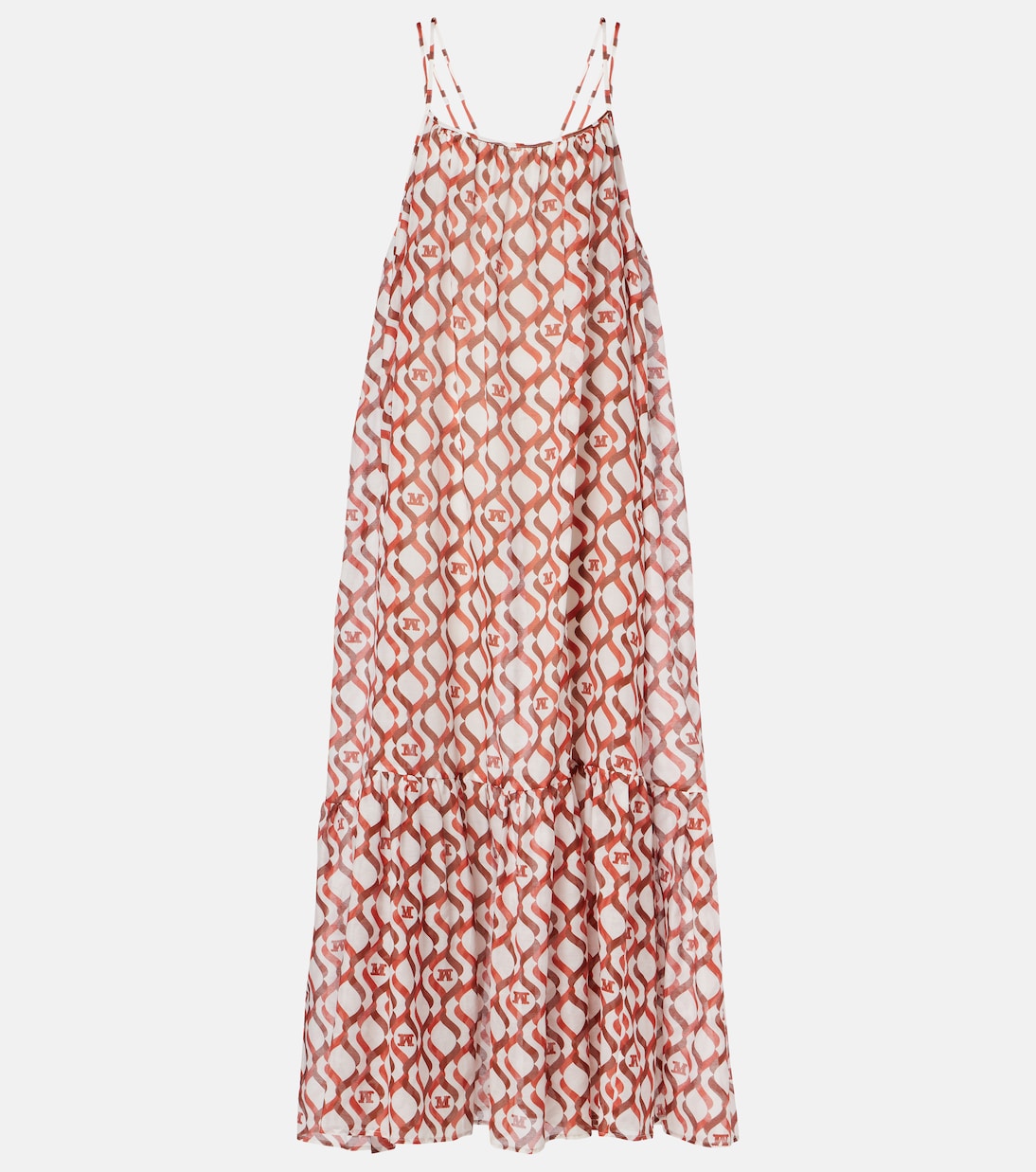 Vestido midi Alisso de algodón y seda | Max Mara