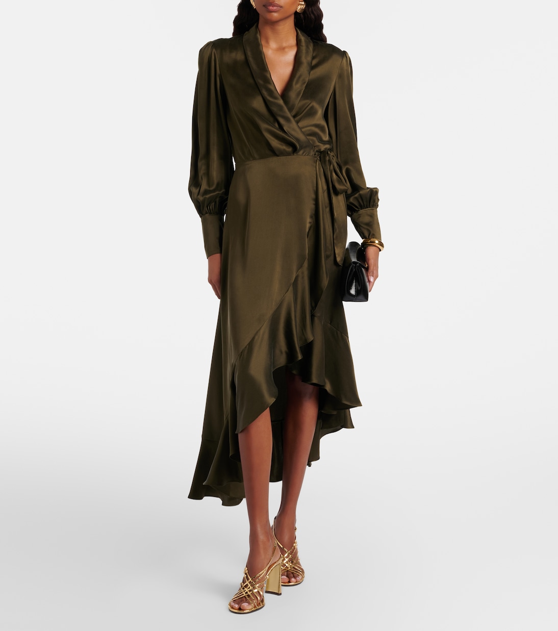 Silk wrap dress | Zimmermann