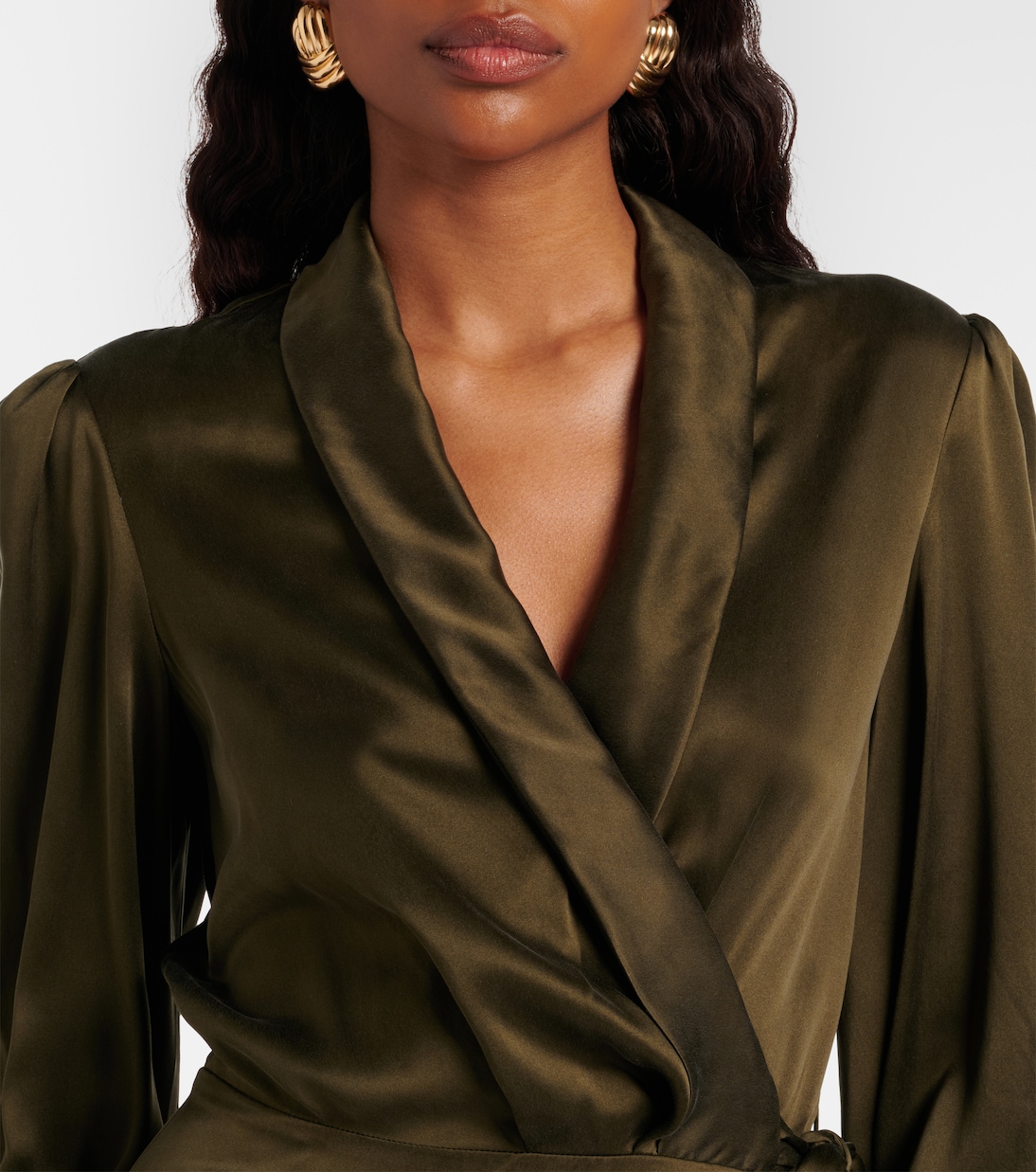 Silk wrap dress | Zimmermann