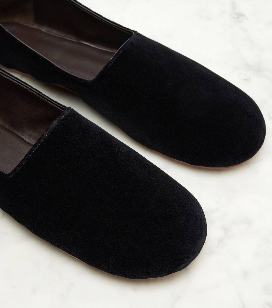 Slip-Ons Ponti aus Samt | The Row