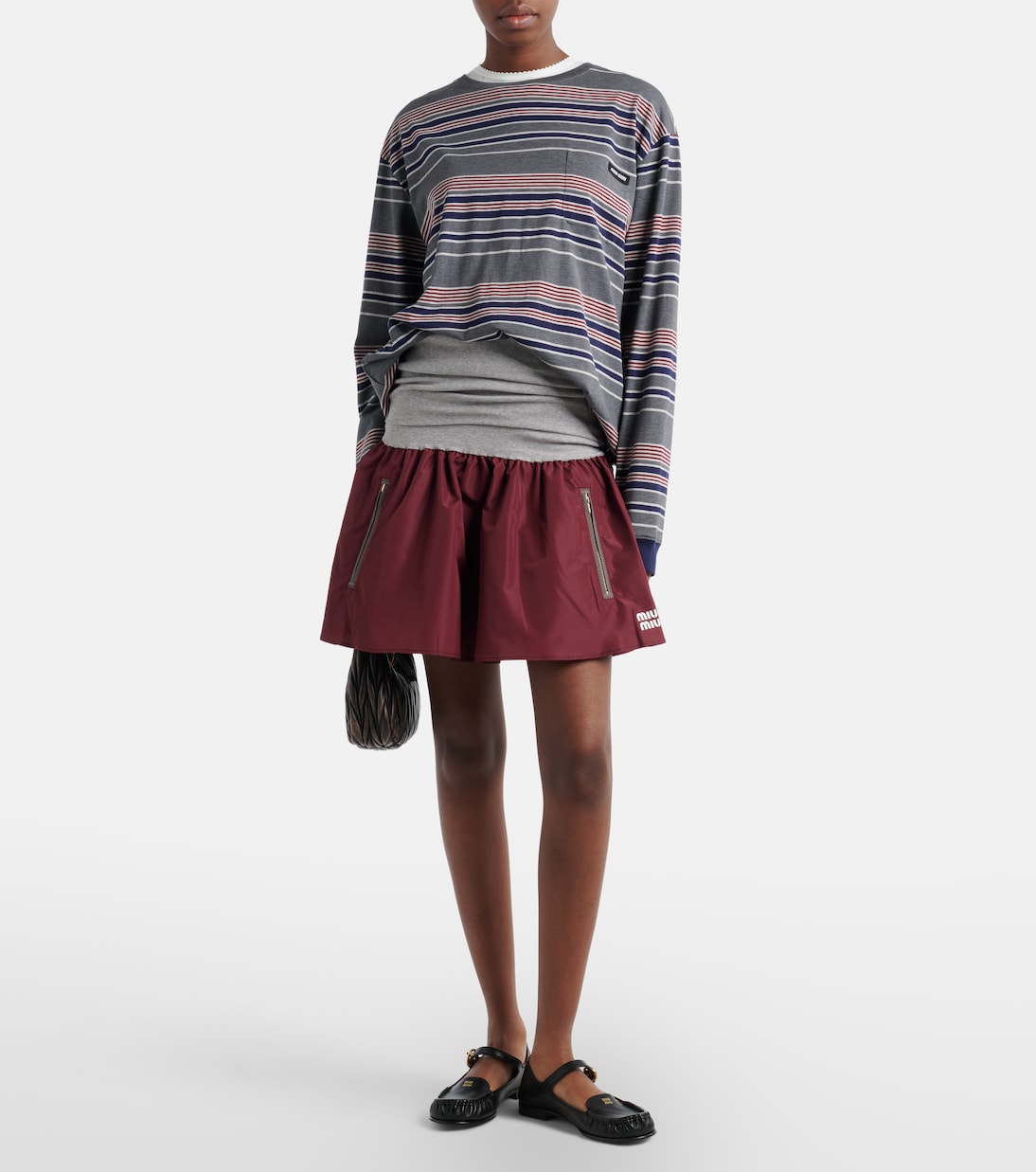 Technical miniskirt | Miu Miu