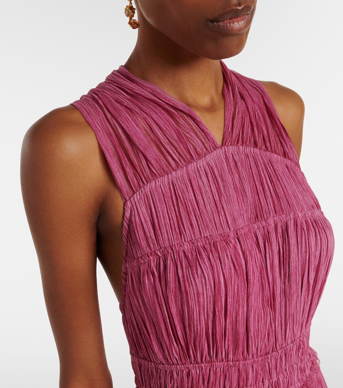 Freesia silk chiffon gown | Ulla Johnson