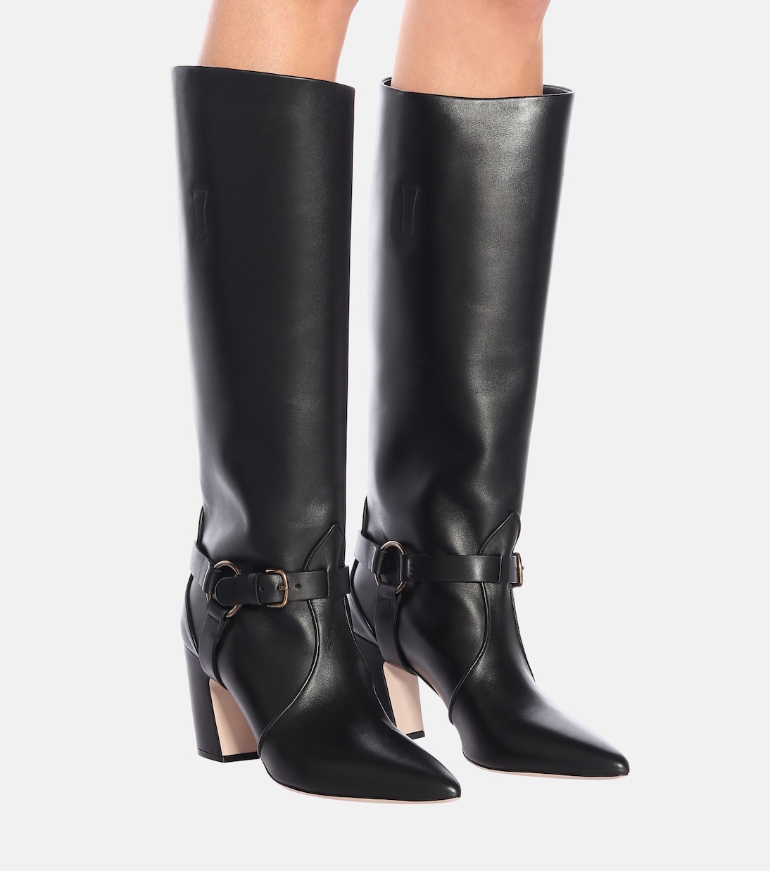 Stiefel aus Leder | Miu Miu