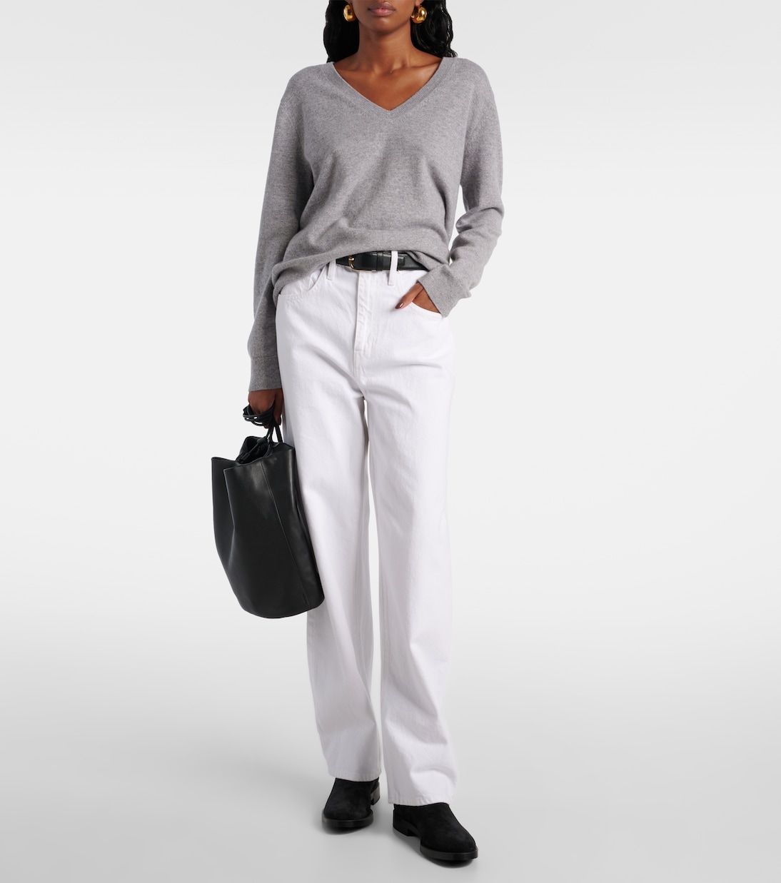 Jersey de cachemir escote en V | Vince