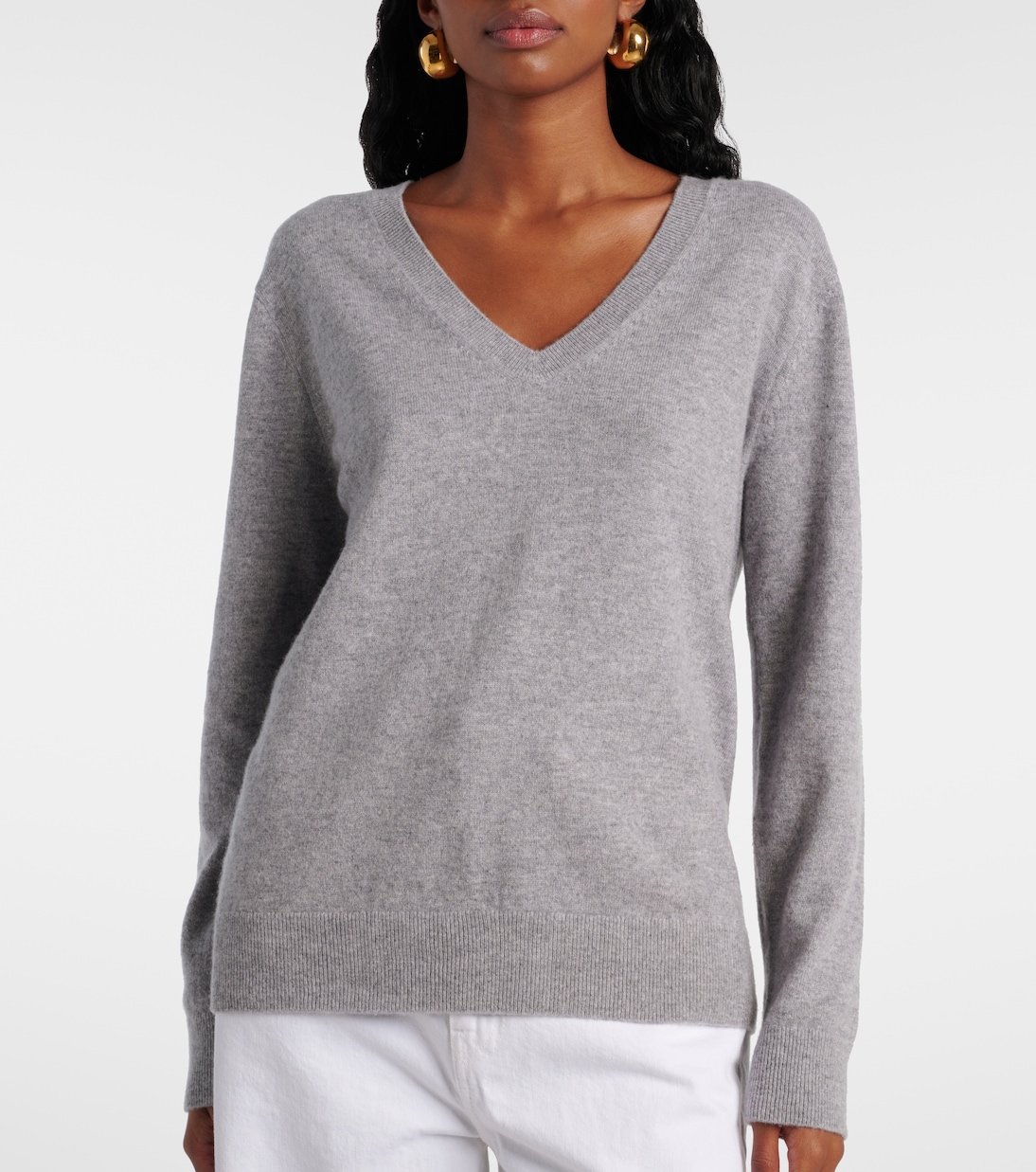 Jersey de cachemir escote en V | Vince