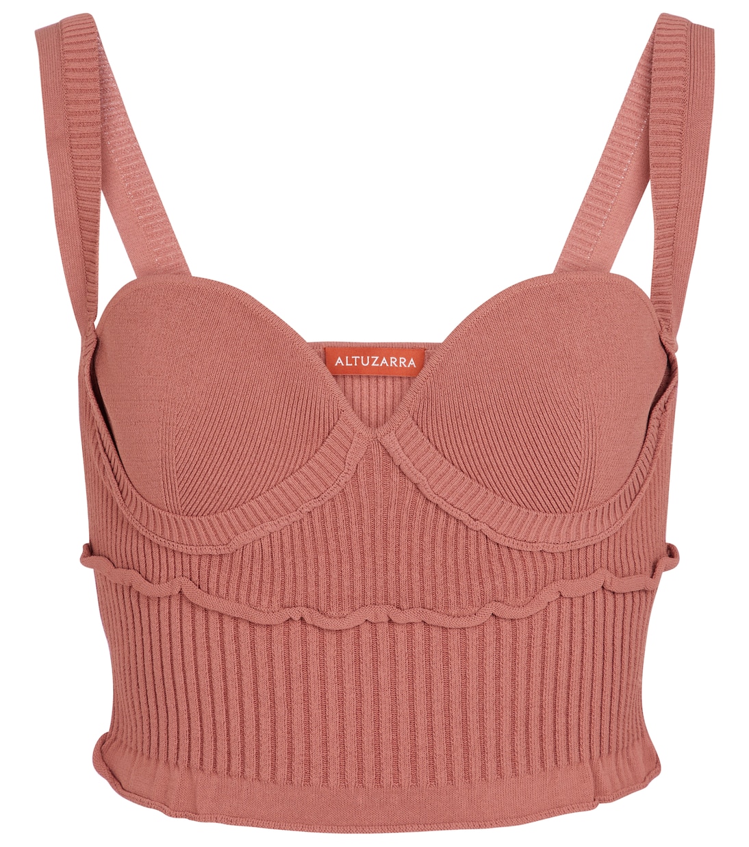 Piper ribbed-knit bustier | Altuzarra