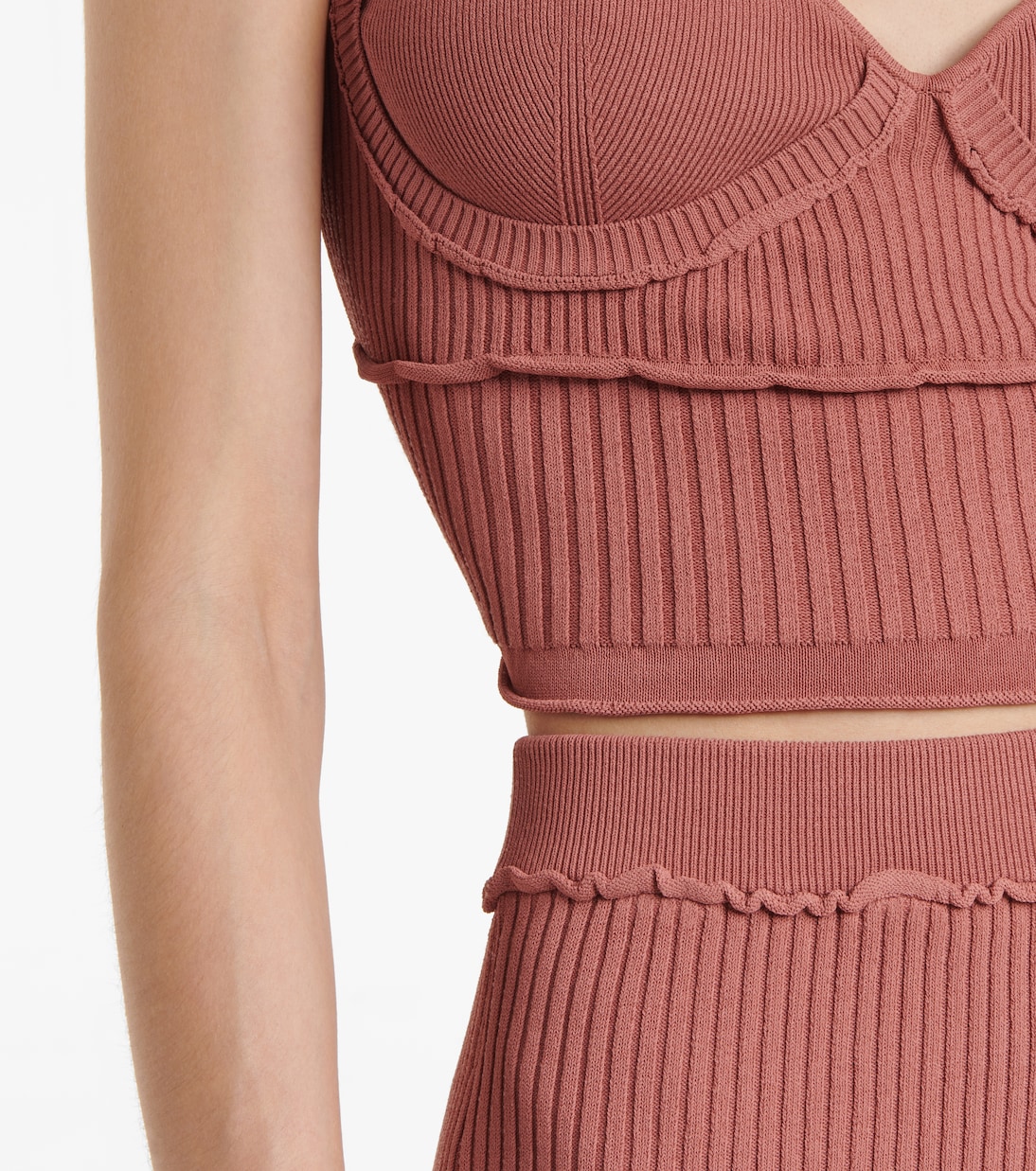 Piper ribbed-knit bustier | Altuzarra