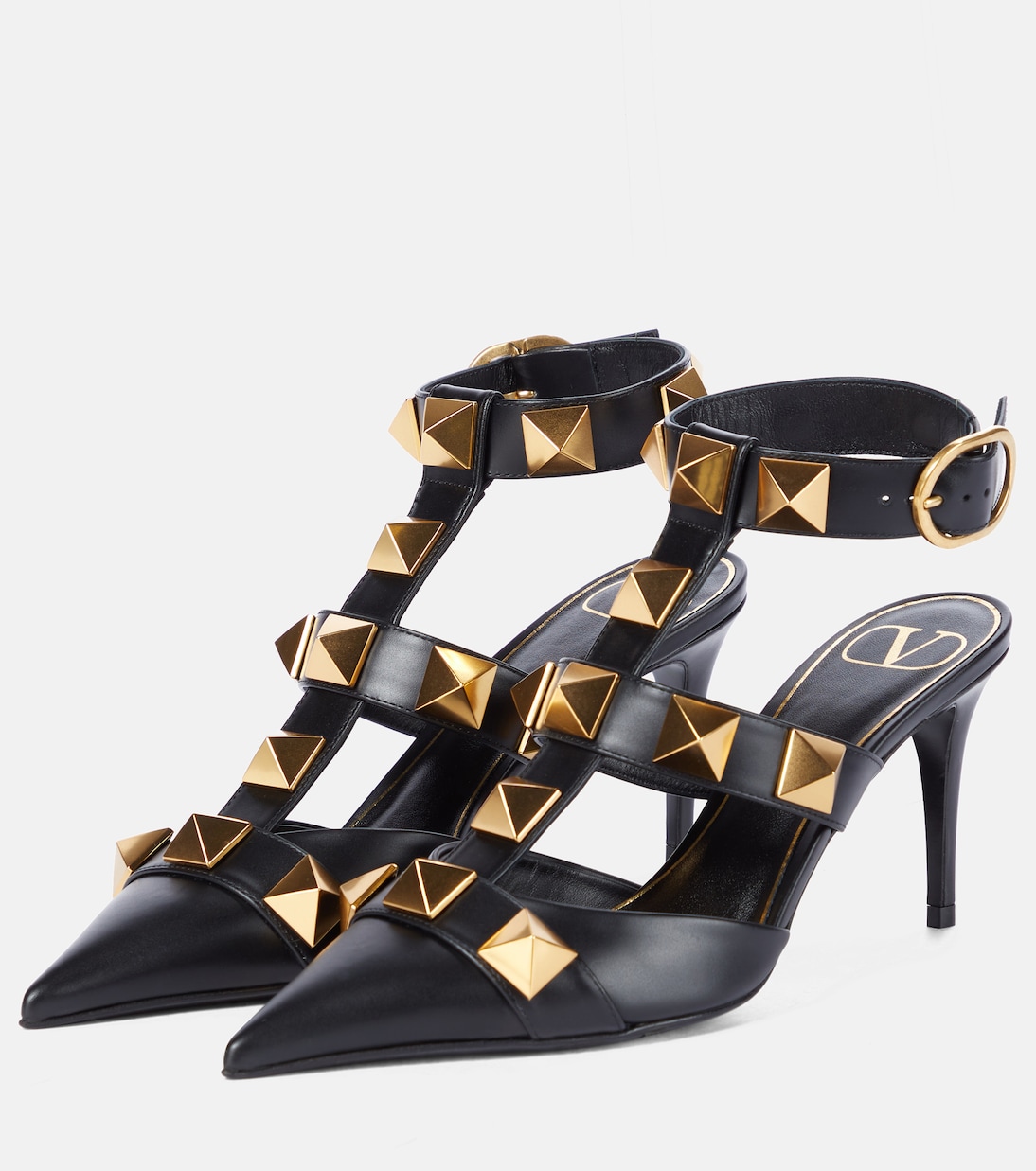 Mules Roman Stud 80 aus Leder | Valentino Garavani