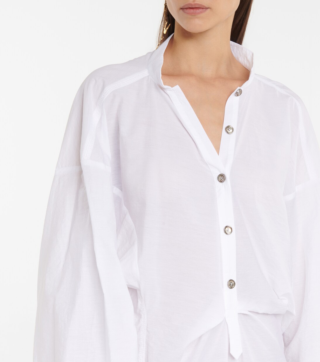 Midikleid aus Baumwollpopeline | Acne Studios