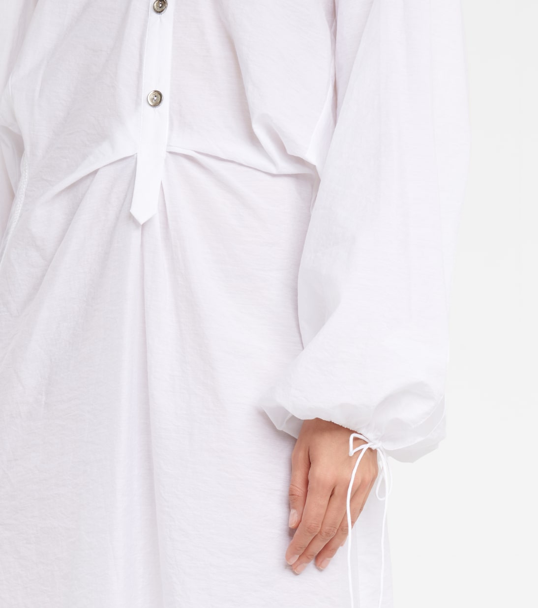 Midikleid aus Baumwollpopeline | Acne Studios
