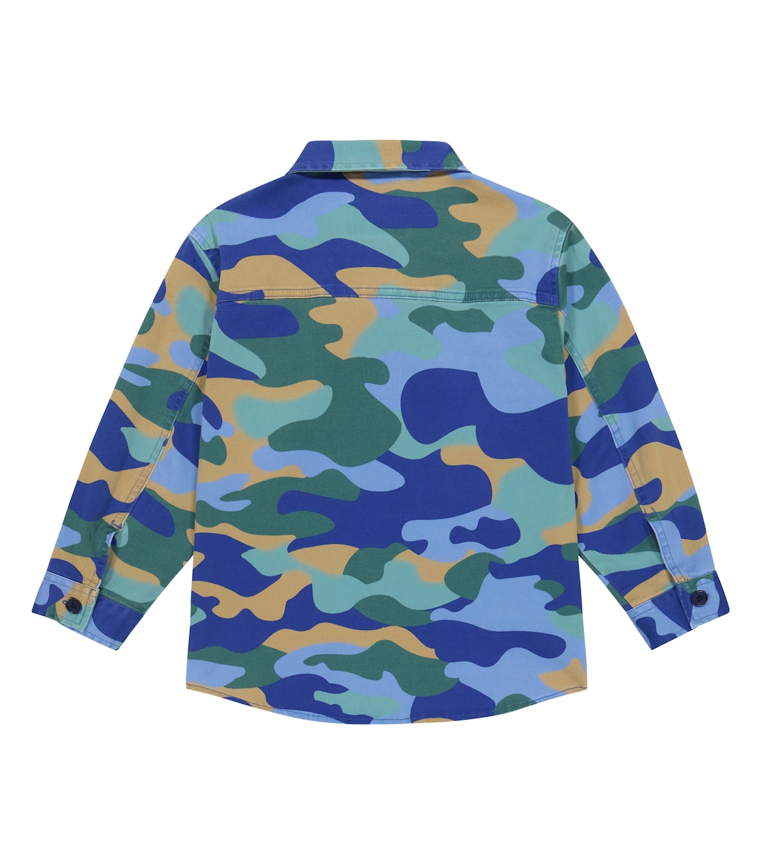 Camouflage printed twill shirt | Il Gufo