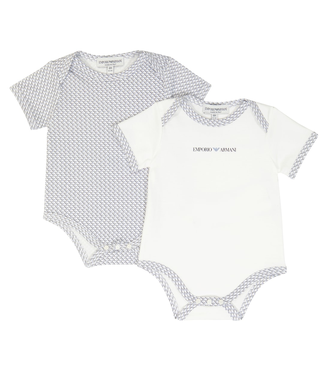 Baby set of 2 cotton bodysuits | Emporio Armani Kids