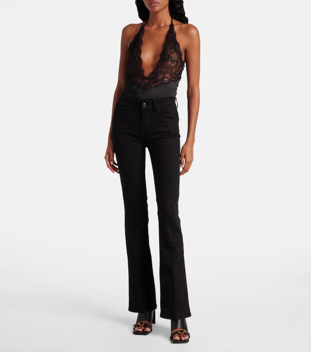 Jean bootcut B(AIR) à taille mi-haute | 7 For All Mankind