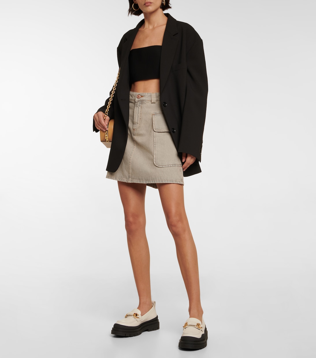 Mini-jupe en jean | See By Chloé