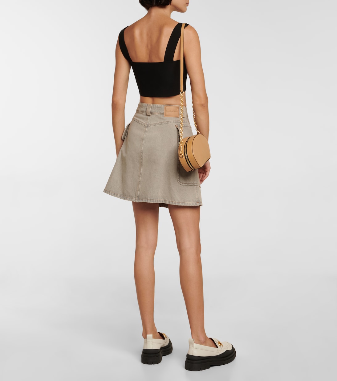 Mini-jupe en jean | See By Chloé