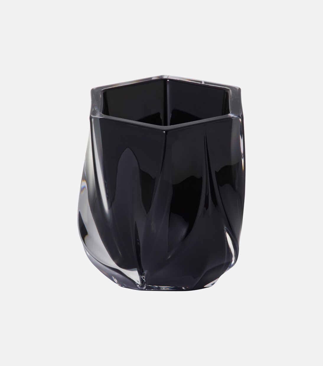 Shimmer tealight holder in black Zaha Hadid Design Mytheresa