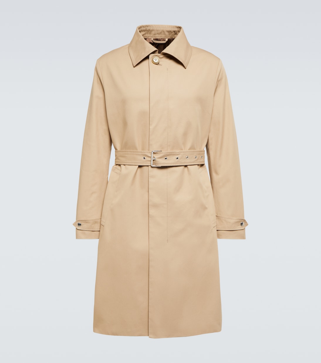 Gabardina de algodón con cinturón | Lanvin