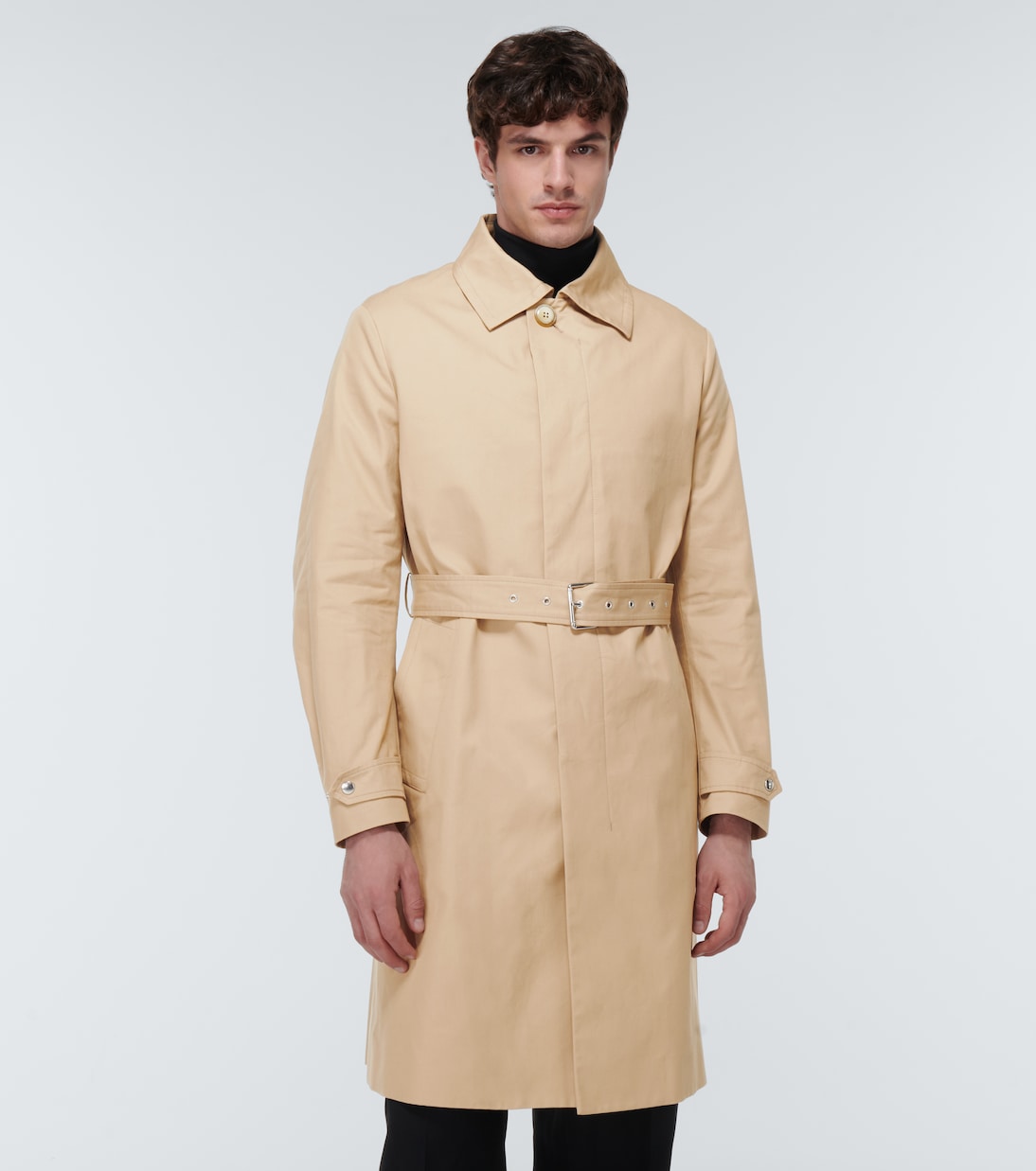 Gabardina de algodón con cinturón | Lanvin
