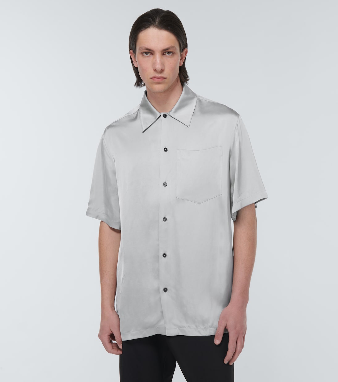 Hemd Shirt 36 aus Satin | Jil Sander