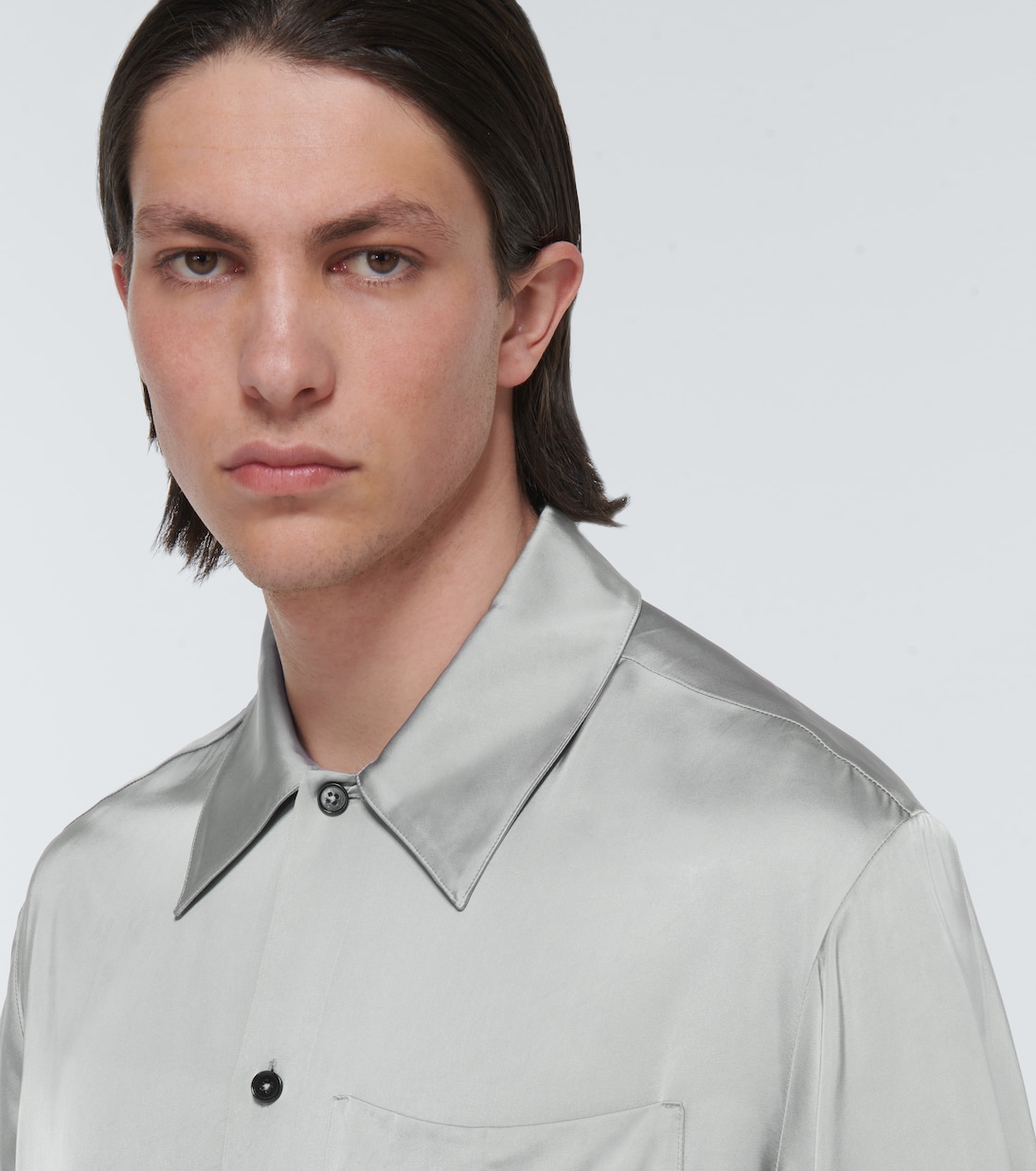 Hemd Shirt 36 aus Satin | Jil Sander