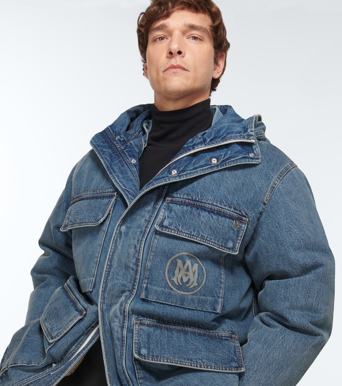 Denim down jacket | Amiri