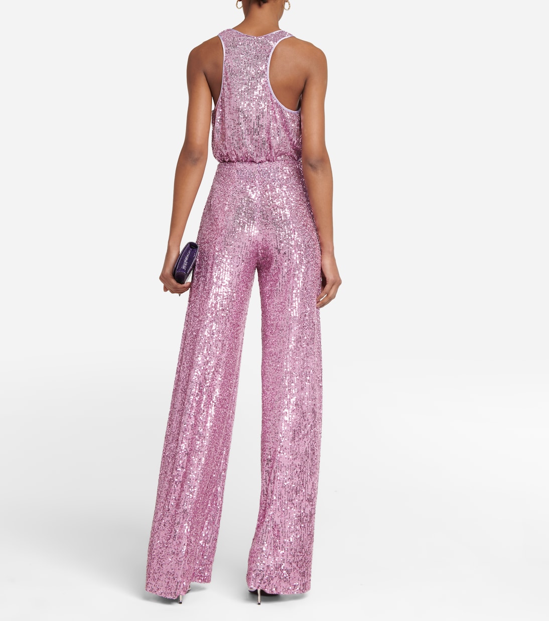 Pantaloni con paillettes a gamba larga | Tom Ford