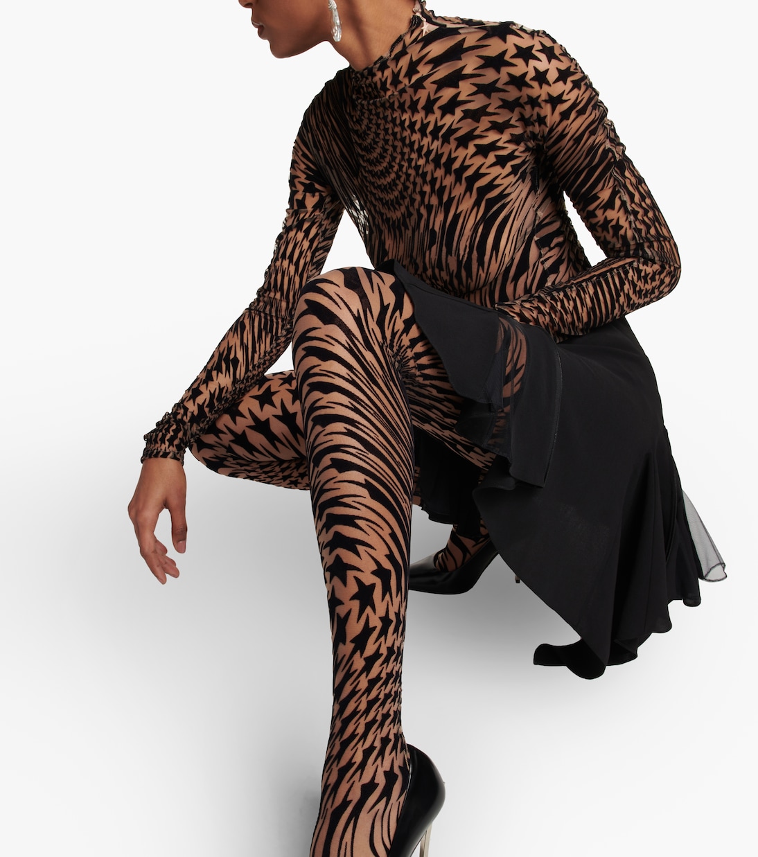 Printed tights | Mugler